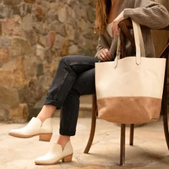 Nisolo Bags & Wallets-Lori Tote Bone/Almond