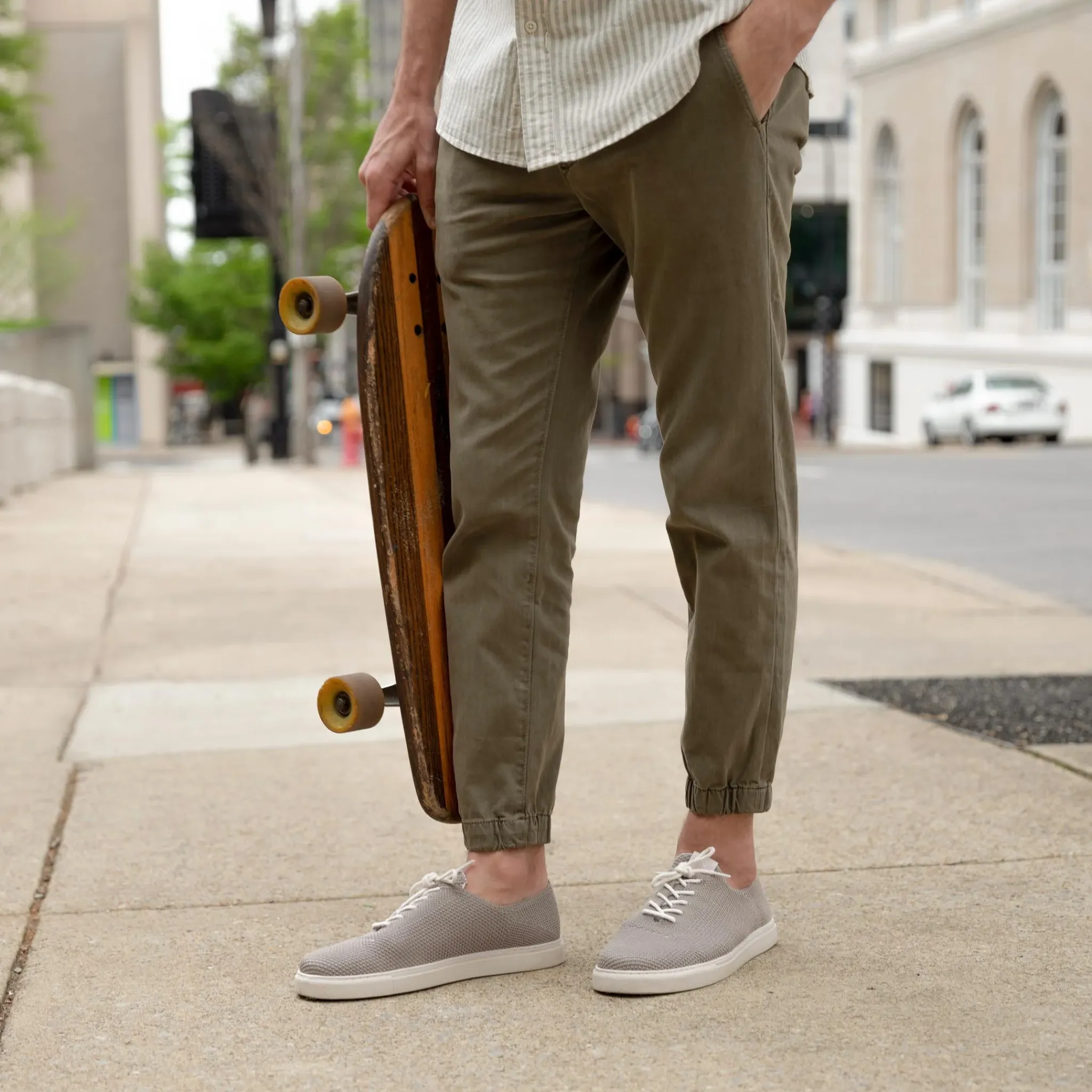 Nisolo Sneakers-Men's 365 Eco-Knit Sneaker Grey