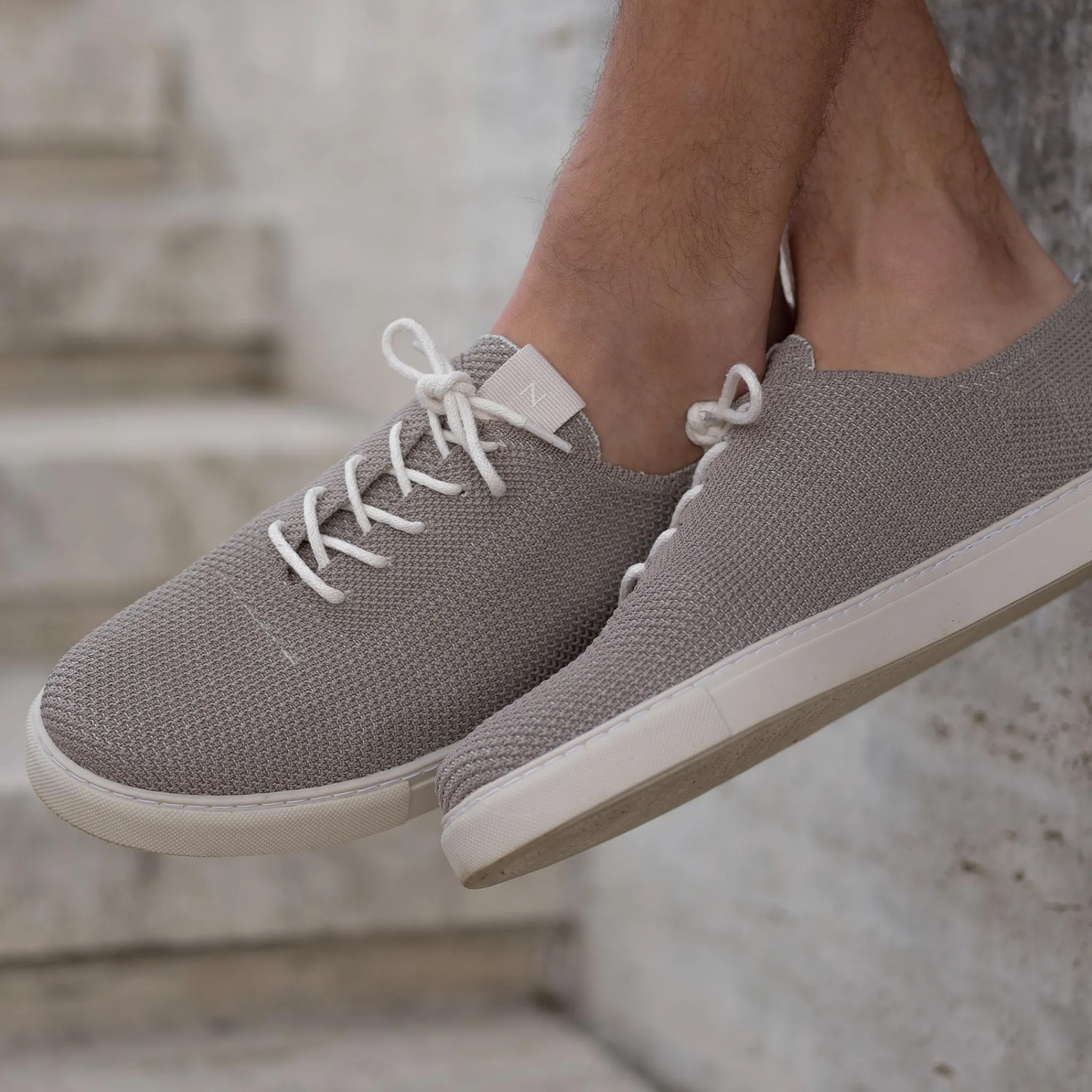 Nisolo Sneakers-Men's 365 Eco-Knit Sneaker Grey