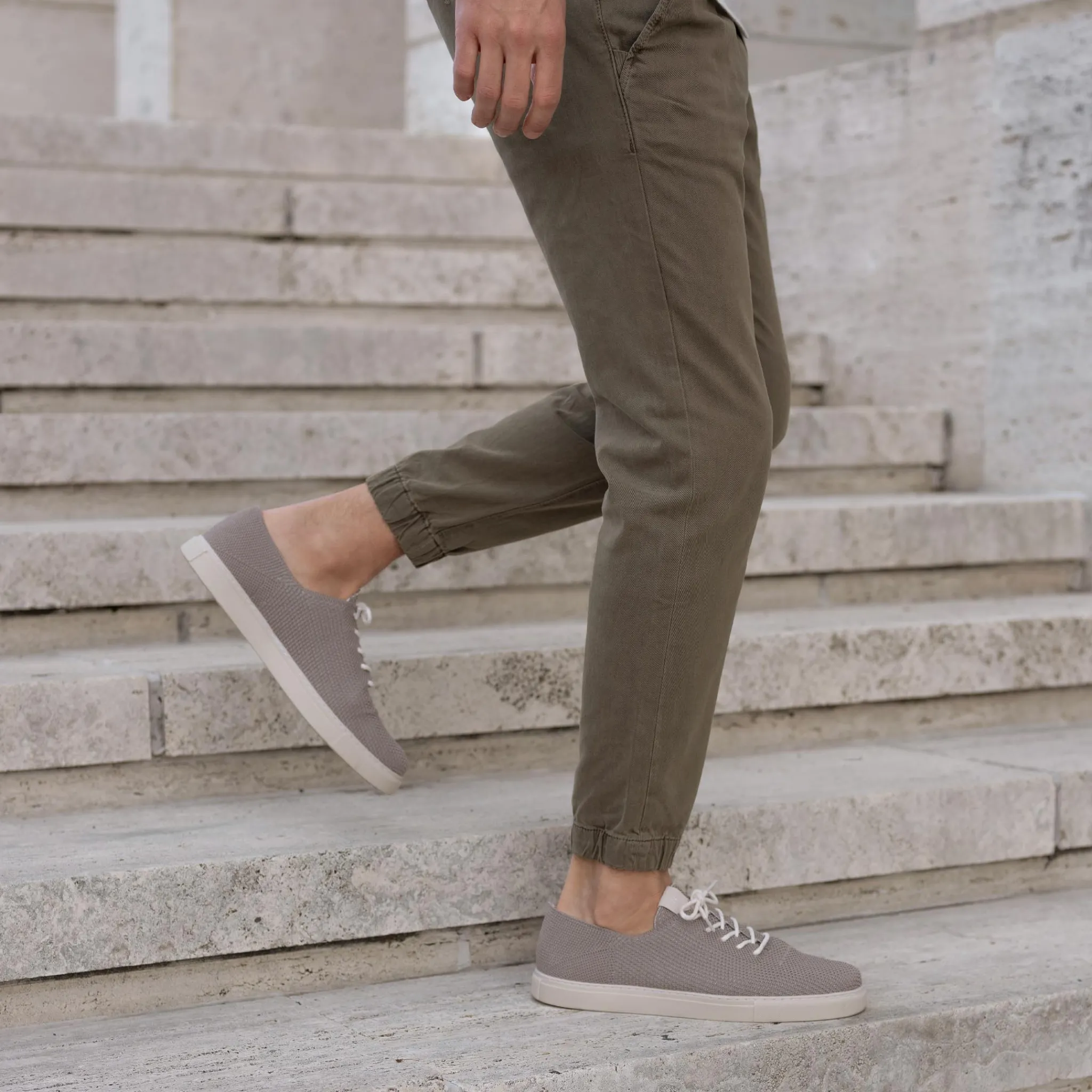 Nisolo Sneakers-Men's 365 Eco-Knit Sneaker Grey