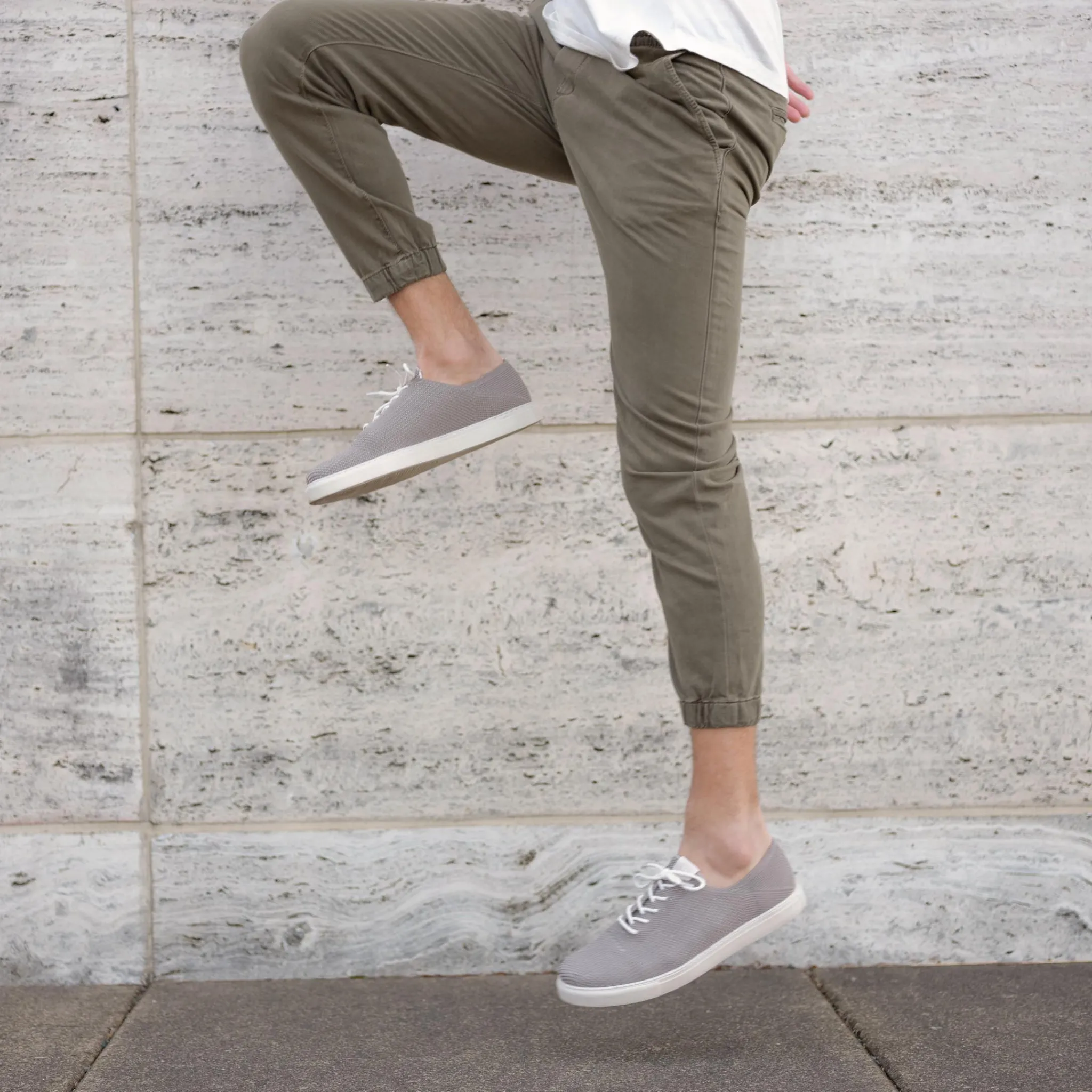 Nisolo Sneakers-Men's 365 Eco-Knit Sneaker Grey