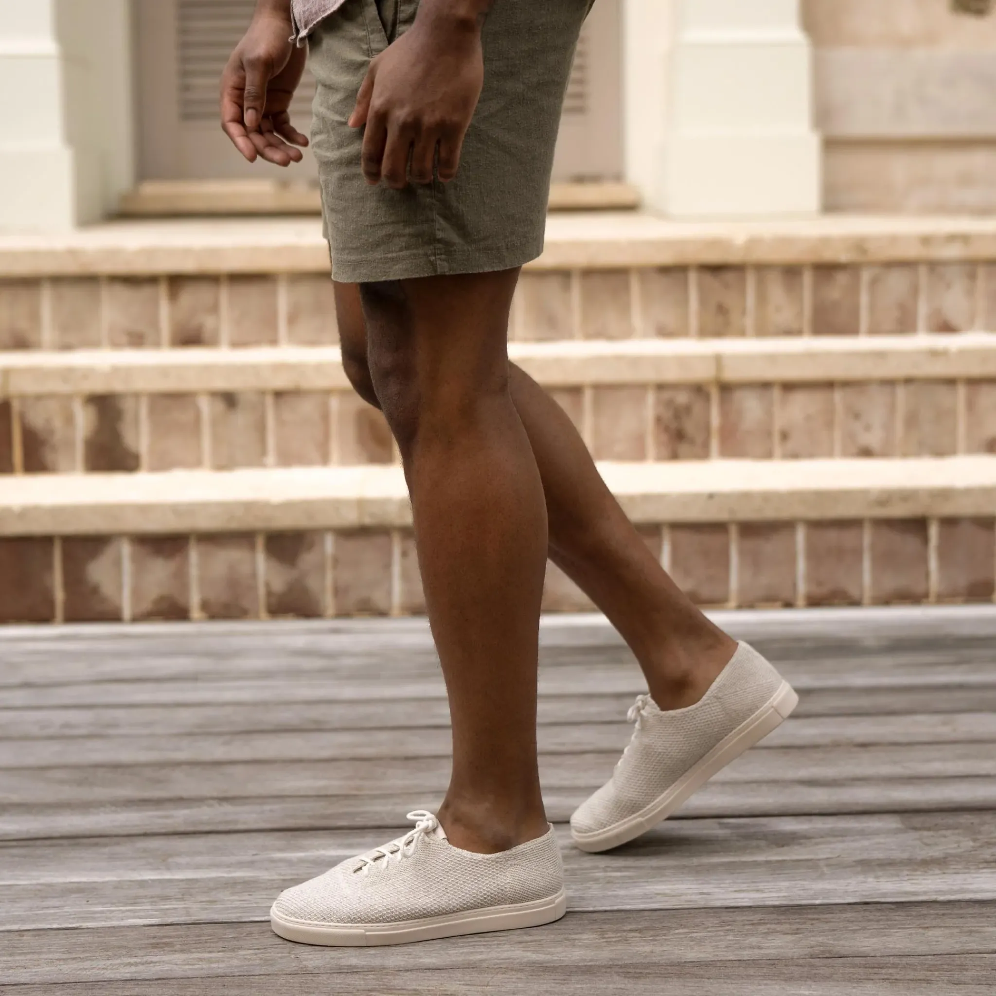 Nisolo Sneakers-Men's 365 Eco-Knit Sneaker Linen