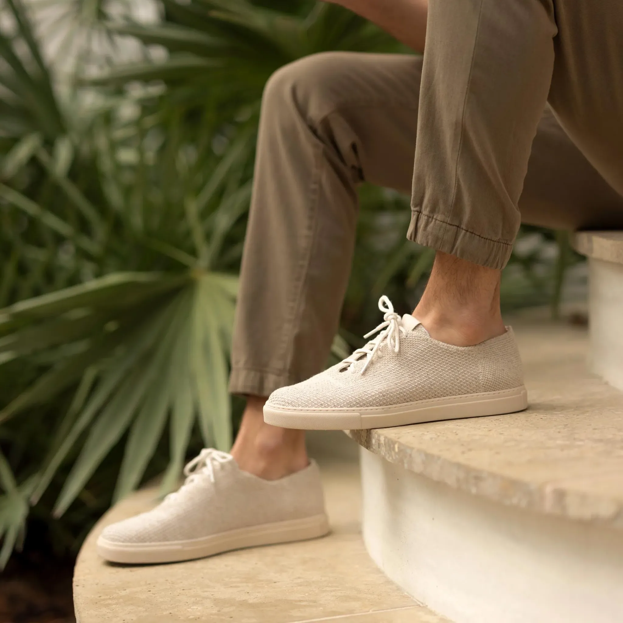 Nisolo Sneakers-Men's 365 Eco-Knit Sneaker Linen