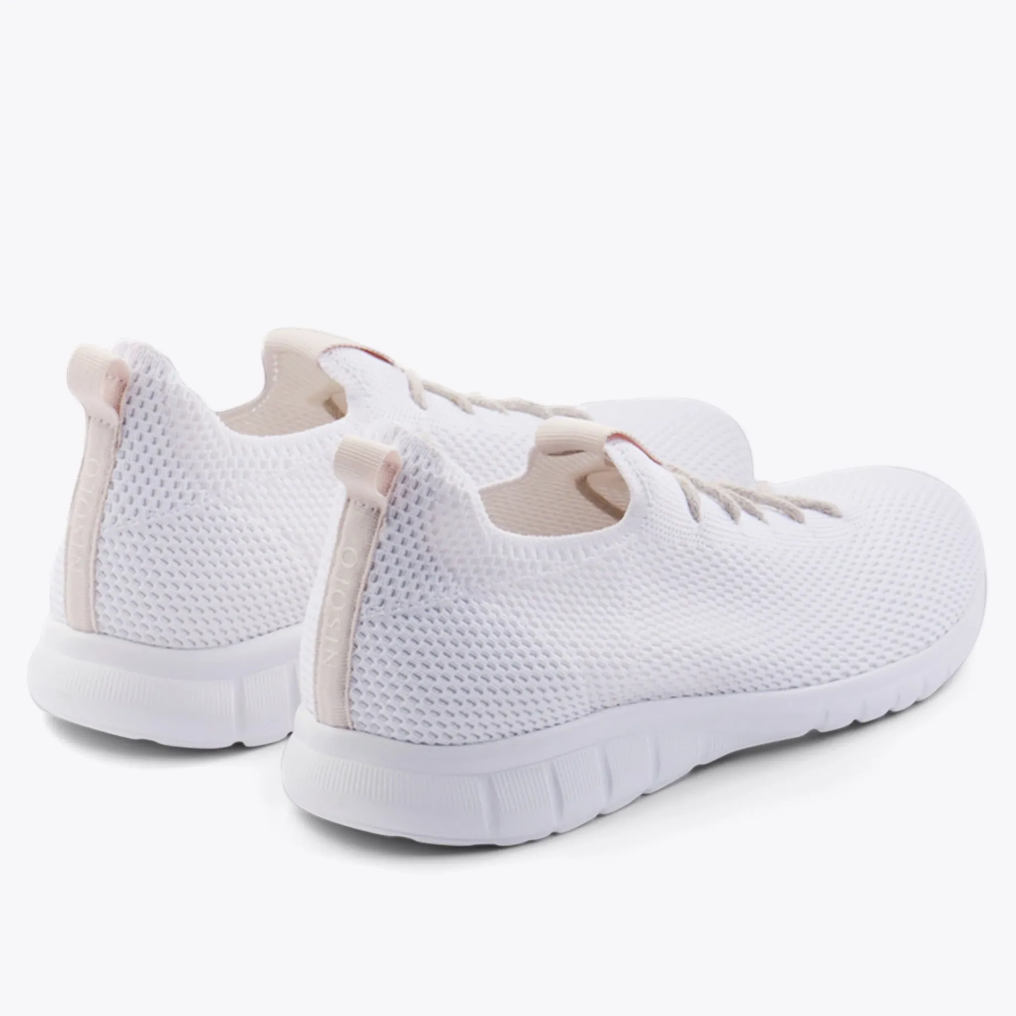Nisolo Sneakers-Men's All-Day Eco-Knit Sneaker White