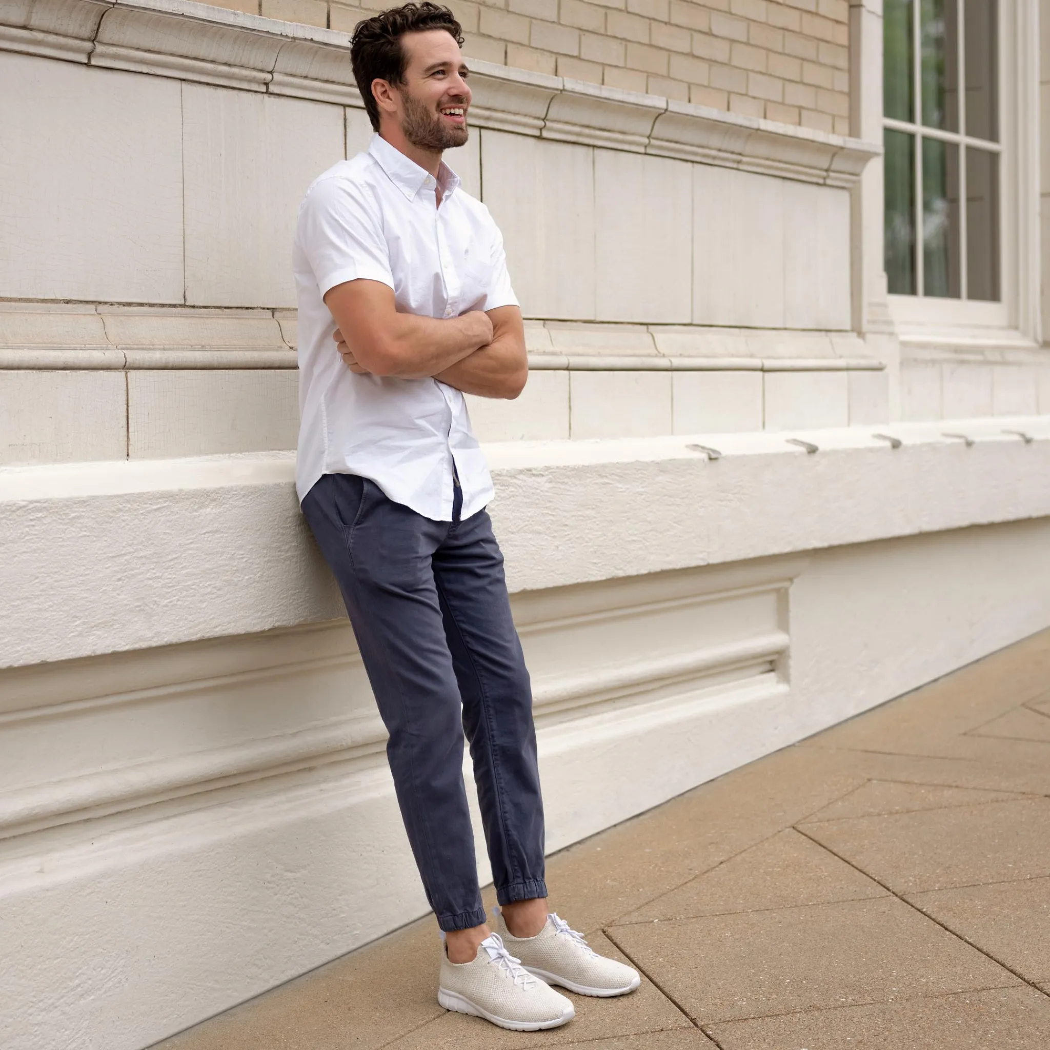 Nisolo Sneakers-Men's All-Day Eco-Knit Sneaker Linen