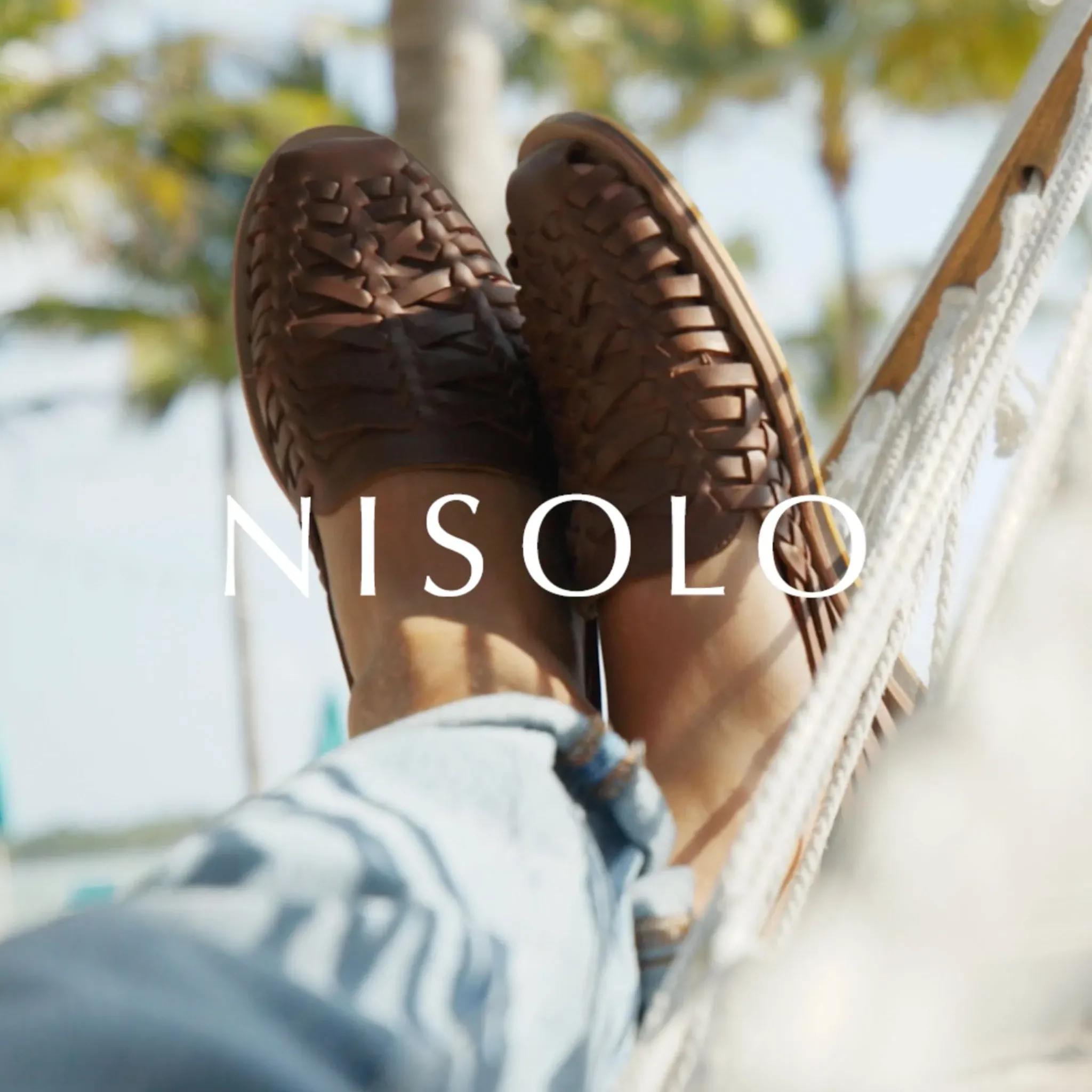 Nisolo Sandals & Slip Ons-Men's Huarache Sandal Brandy