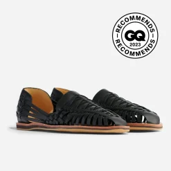 Nisolo Sandals & Slip Ons-Men's Huarache Sandal Black