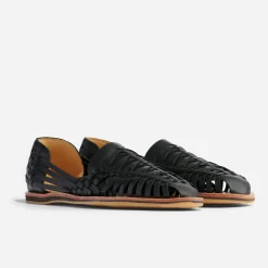 Nisolo Sandals & Slip Ons-Men's Huarache Sandal Black