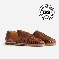 Nisolo Sandals & Slip Ons-Men's Huarache Sandal Brown