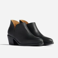 Nisolo Boots-Mia Everyday Ankle Bootie Black/Black