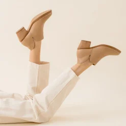 Nisolo Boots-Mia Everyday Ankle Bootie Almond