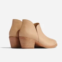 Nisolo Boots-Mia Everyday Ankle Bootie Almond