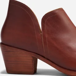 Nisolo Boots-Mia Everyday Ankle Bootie Auburn