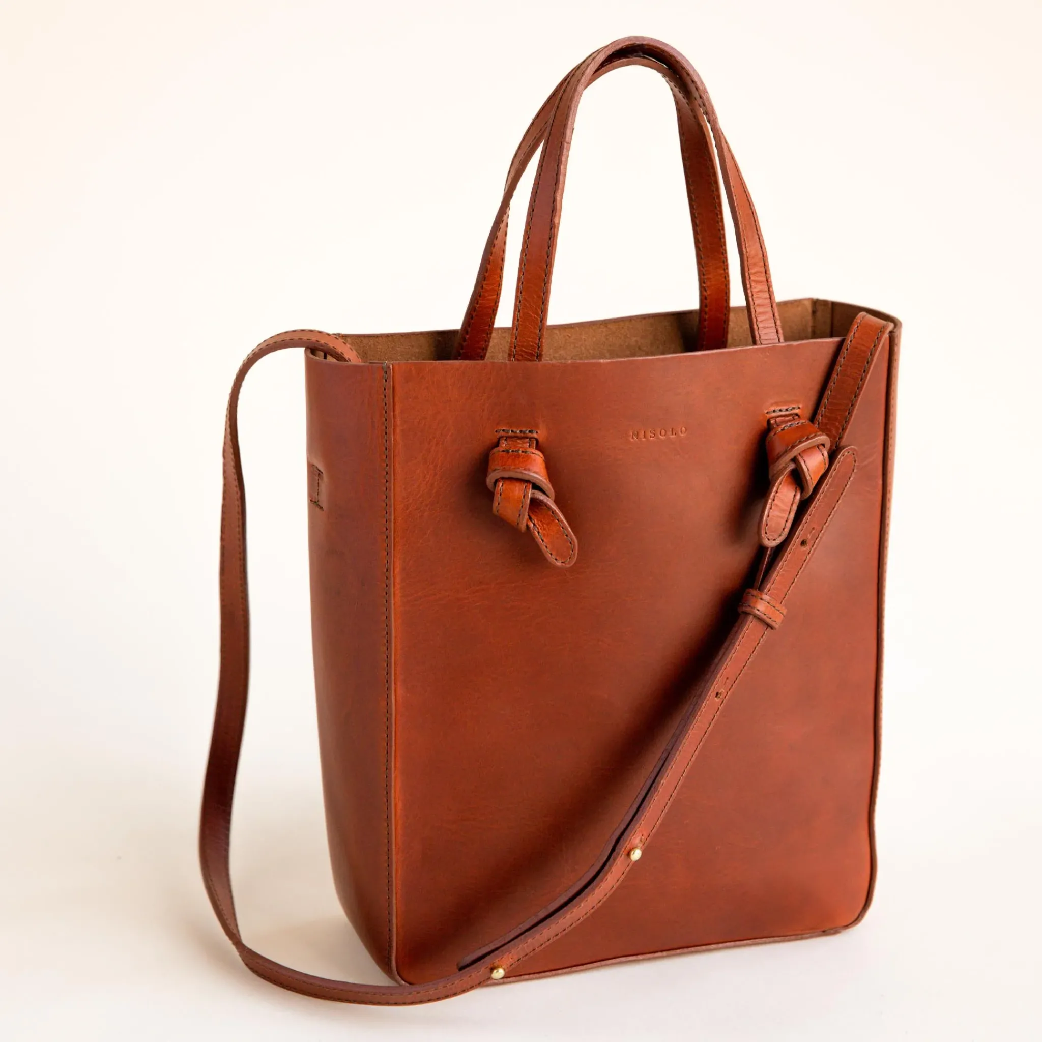 Nisolo Bags & Wallets-Simone Convertible Shopper Rosewood