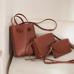 Nisolo Bags & Wallets-Simone Convertible Shopper Rosewood