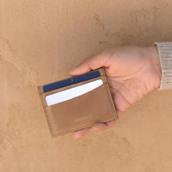 Nisolo Bags & Wallets-Upcycled Leather Card Case Almond