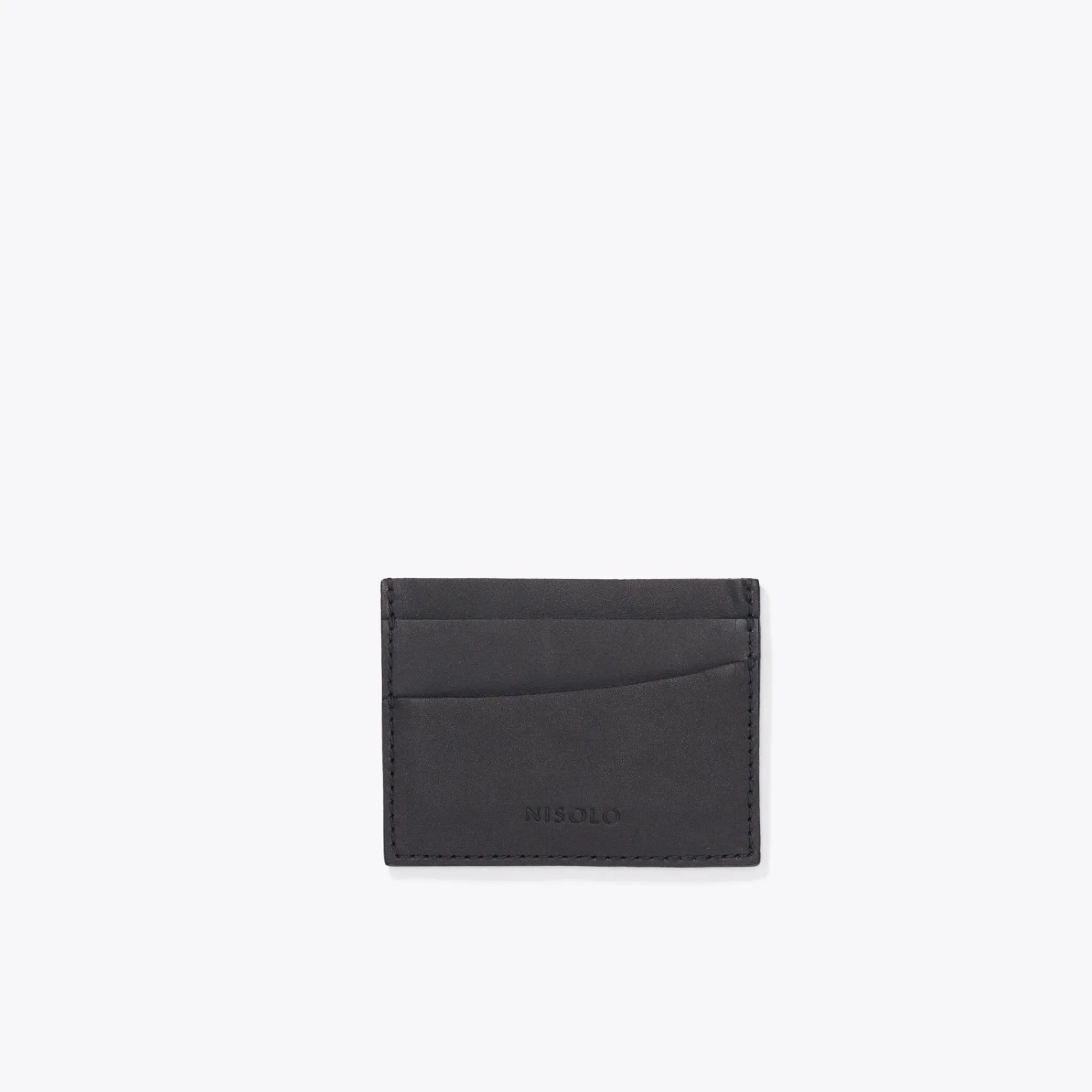 Nisolo Bags & Wallets-Upcycled Leather Card Case Black
