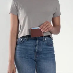 Nisolo Bags & Wallets-Upcycled Leather Card Case Brandy