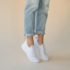 Nisolo Sneakers-Women's Athleisure Eco-Knit Sneaker White