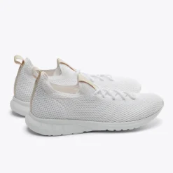 Nisolo Sneakers-Women's Athleisure Eco-Knit Sneaker White