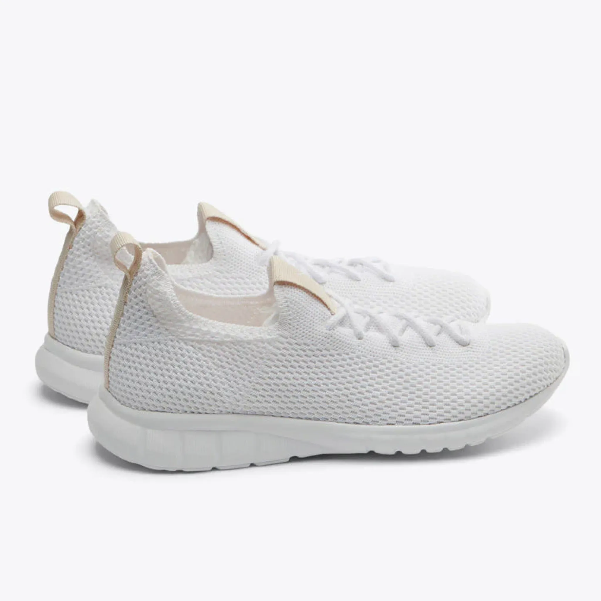 Nisolo Sneakers-Women's Athleisure Eco-Knit Sneaker White