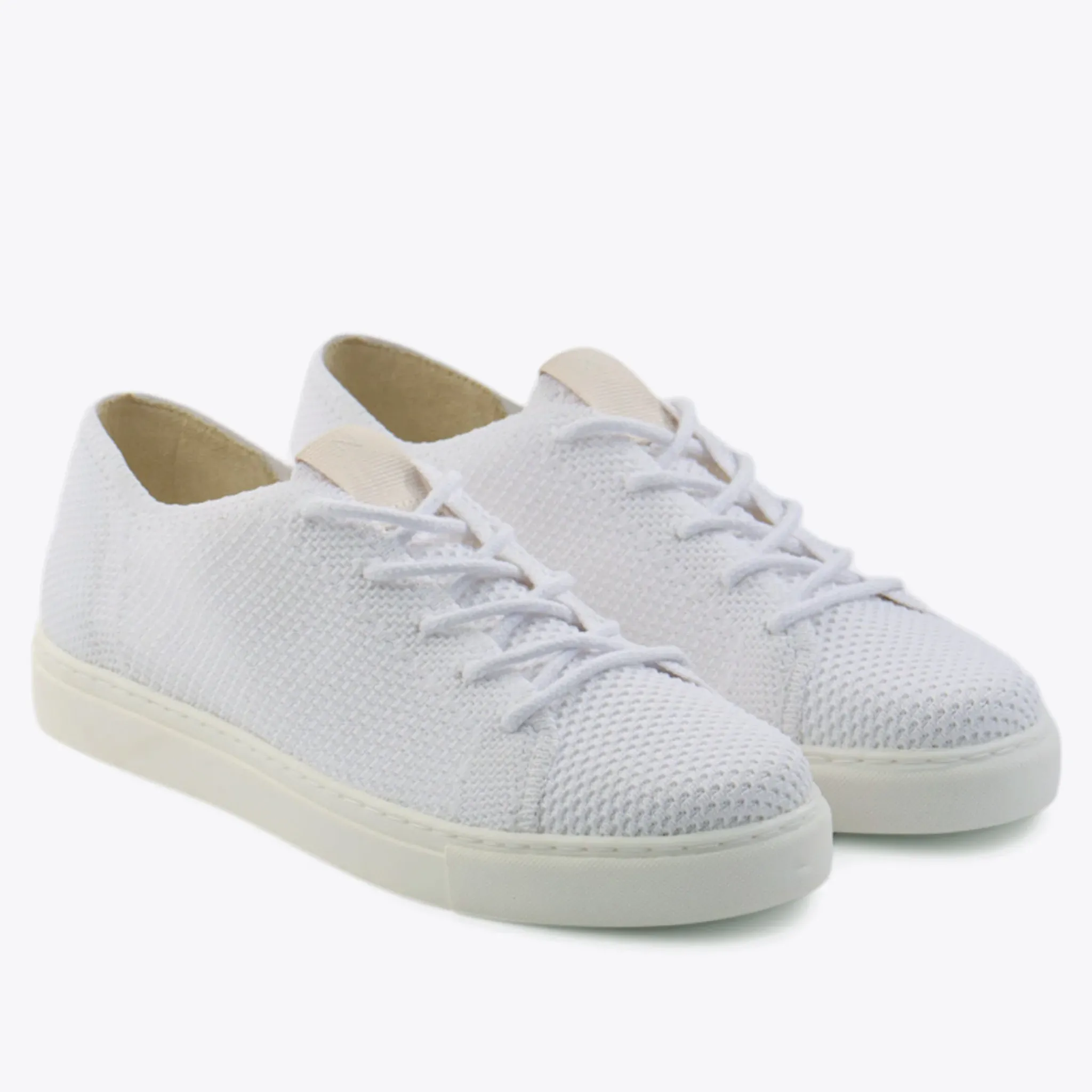 Nisolo Sneakers-Women's Go-To Eco-Knit Sneaker White