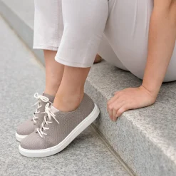 Nisolo Sneakers-Women's Go-To Eco-Knit Sneaker Grey