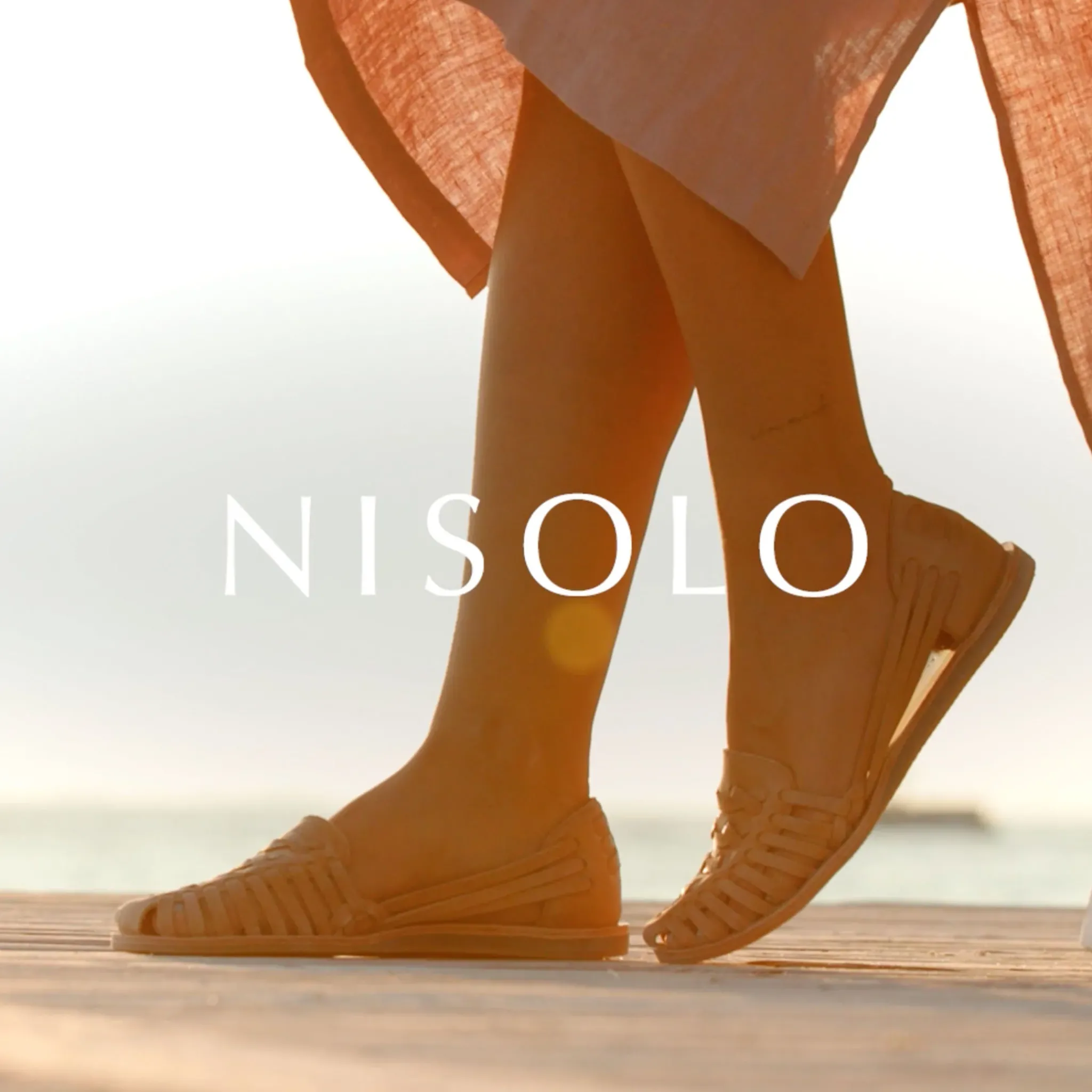 Nisolo Flats & Slip Ons-Women's Huarache Sandal Brandy